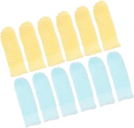 12pcs Finger Toothbrush for Dogs Cats Washable Flexible Design for Small Dogs and Puppies for Gums Teeth Care for Pet Teeth Cleaning