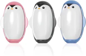 3 Pack Penguin Shape Reusable Lint Roller Ball, Penguin Hair Sticky Device, Penguin Sticky Lint Remover, Penguin Hair Sticky Roller, Cute Penguin Lint Roller for Pets, Penguin Pet Hair Remover