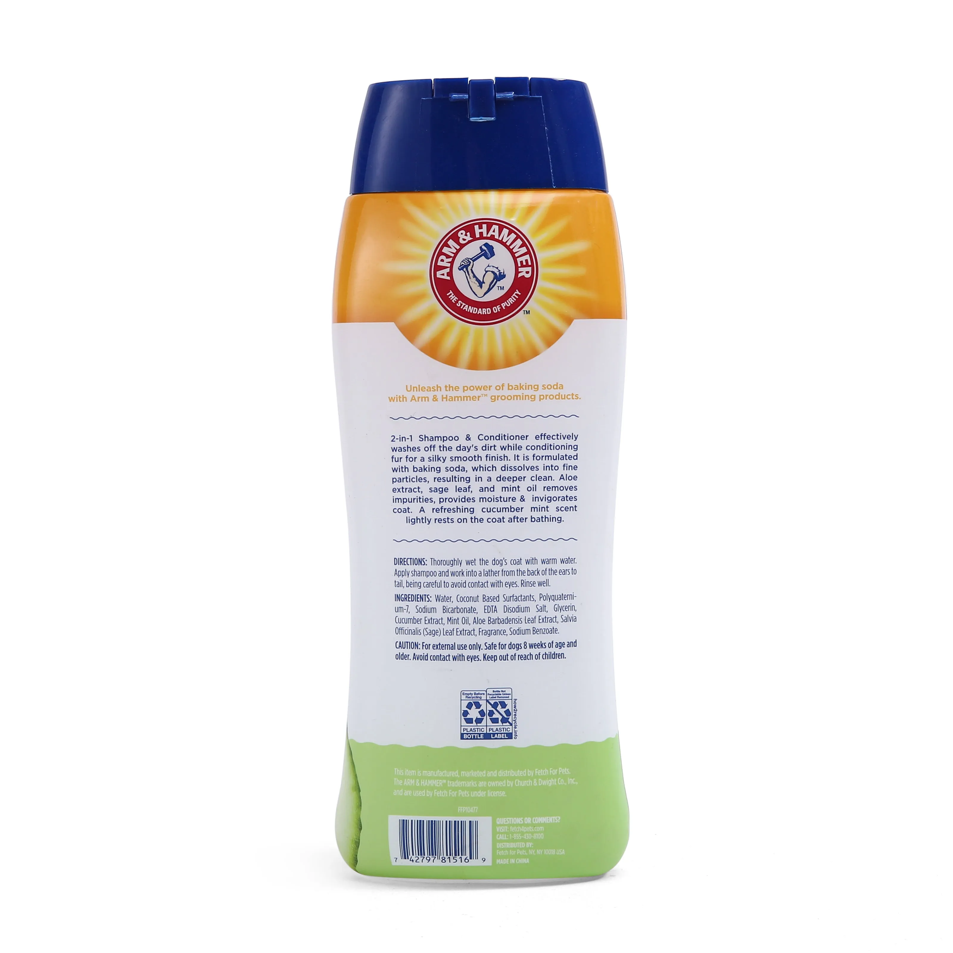 Arm & Hammer 2-in-1 Shampoo & Conditioner - Cucumber Mint