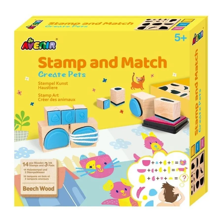 Avenir - Stamp and Match: Create Pet