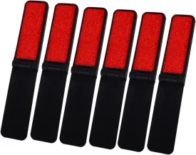 Baitaihem 6 Pack Mini Fold Up Lint Brushes for Travel Compact Purse PocketBlack
