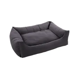 BASKET PANAMA RECTANGLE DARK GREY