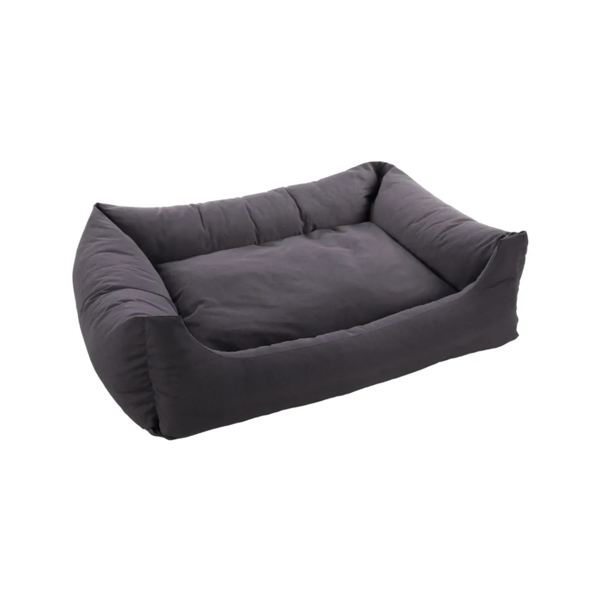 BASKET PANAMA RECTANGLE DARK GREY