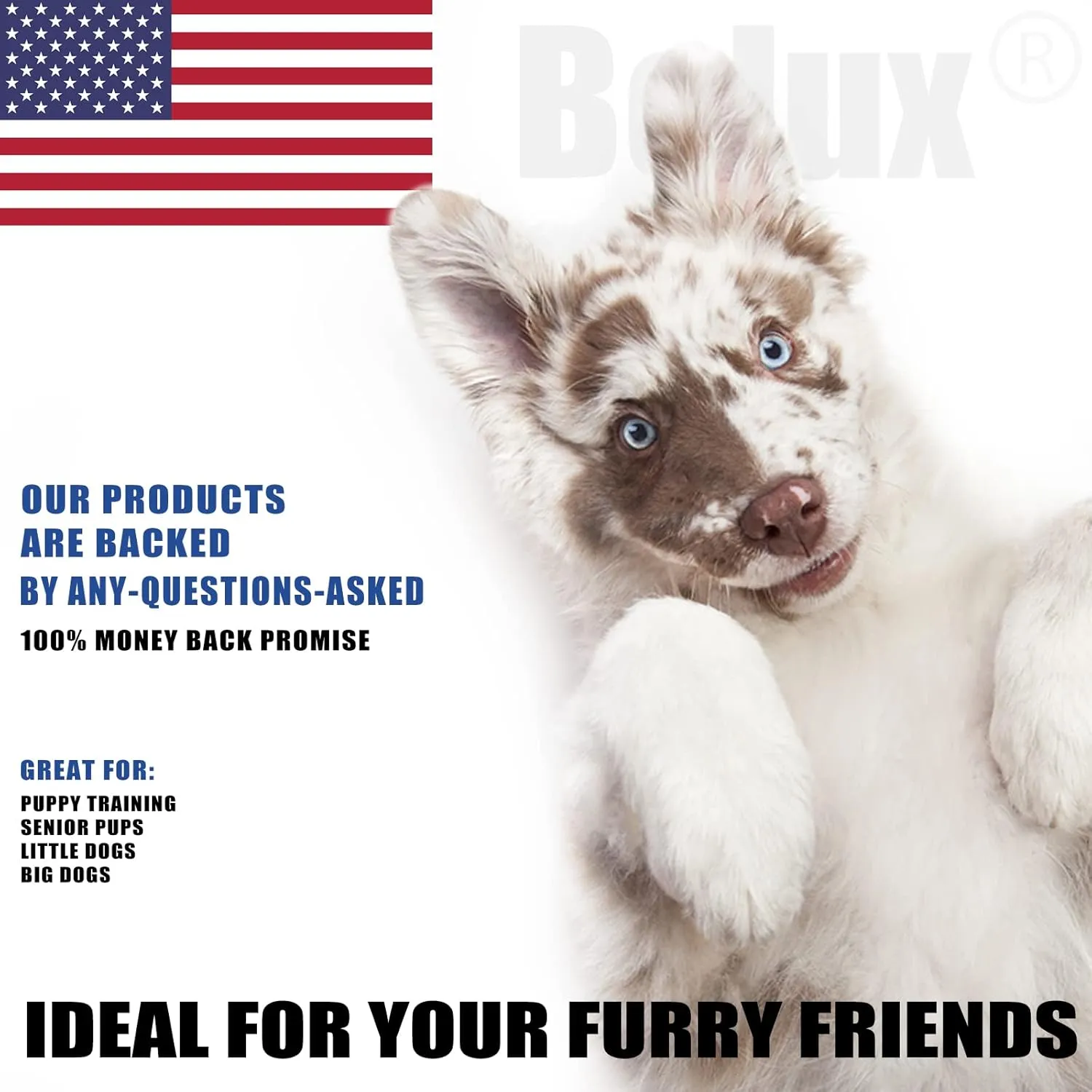 Bolux Dog and Puppy Training Pads Disposable Dog Pee Pads (100, Charcoal 13"*18")