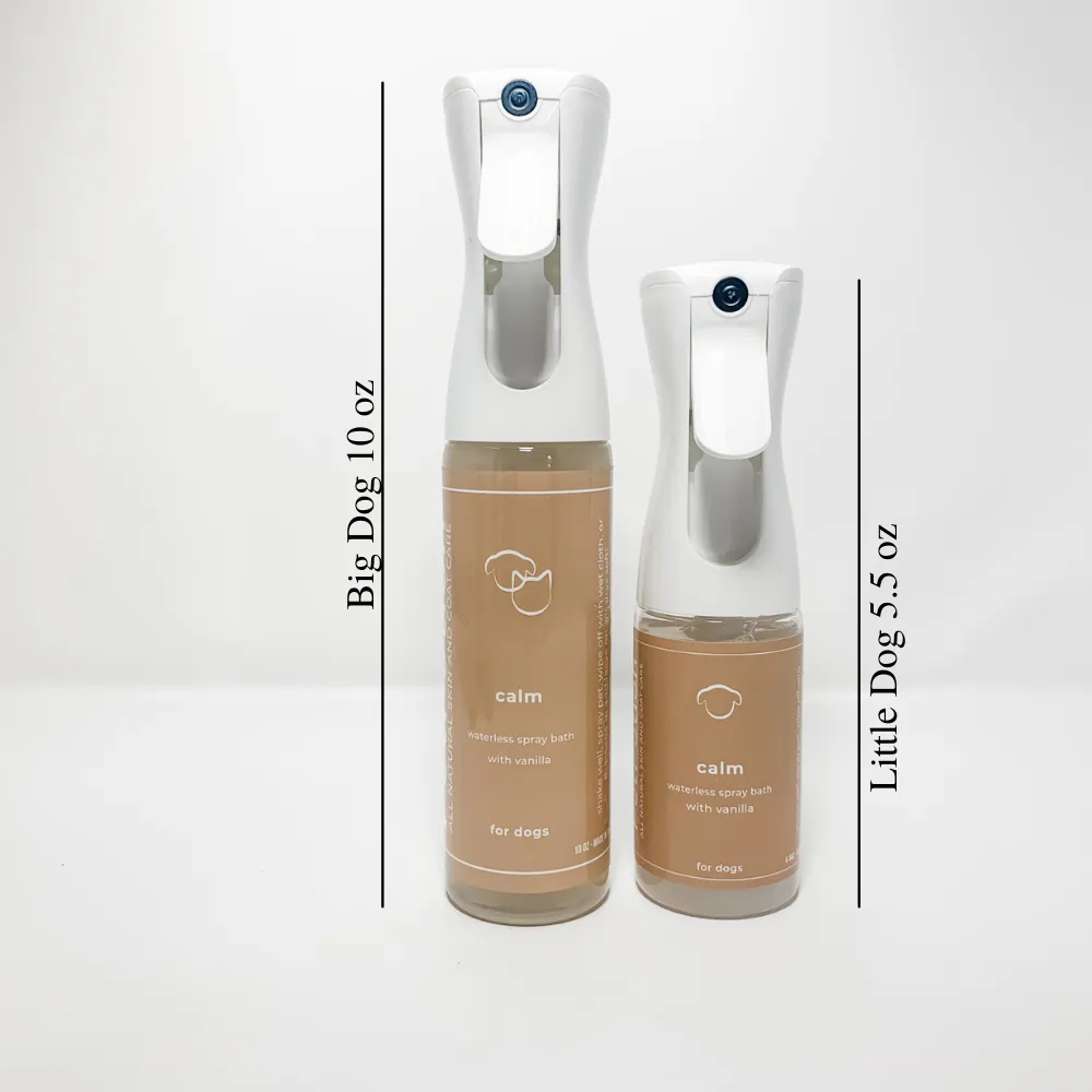 Calm, Organic, No Rinse,  Waterless, Misting  Spray Shampoo