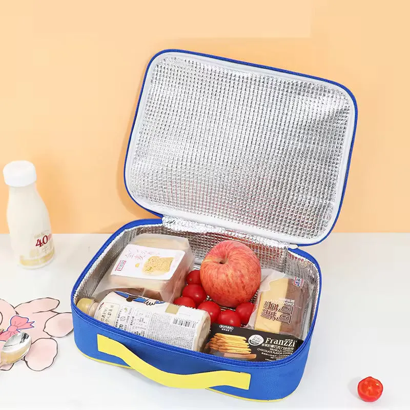 Cartoon Dog Design Square Lunch Bag for Kids