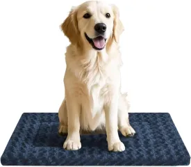 Dog Beds Crate Pad, Dog Bed Mat for Large Dogs Sleeping, Soft, Durable, Washable & Anti-Slip Crate Pads, Reversible Kennel Mat L(35*23*1.5)