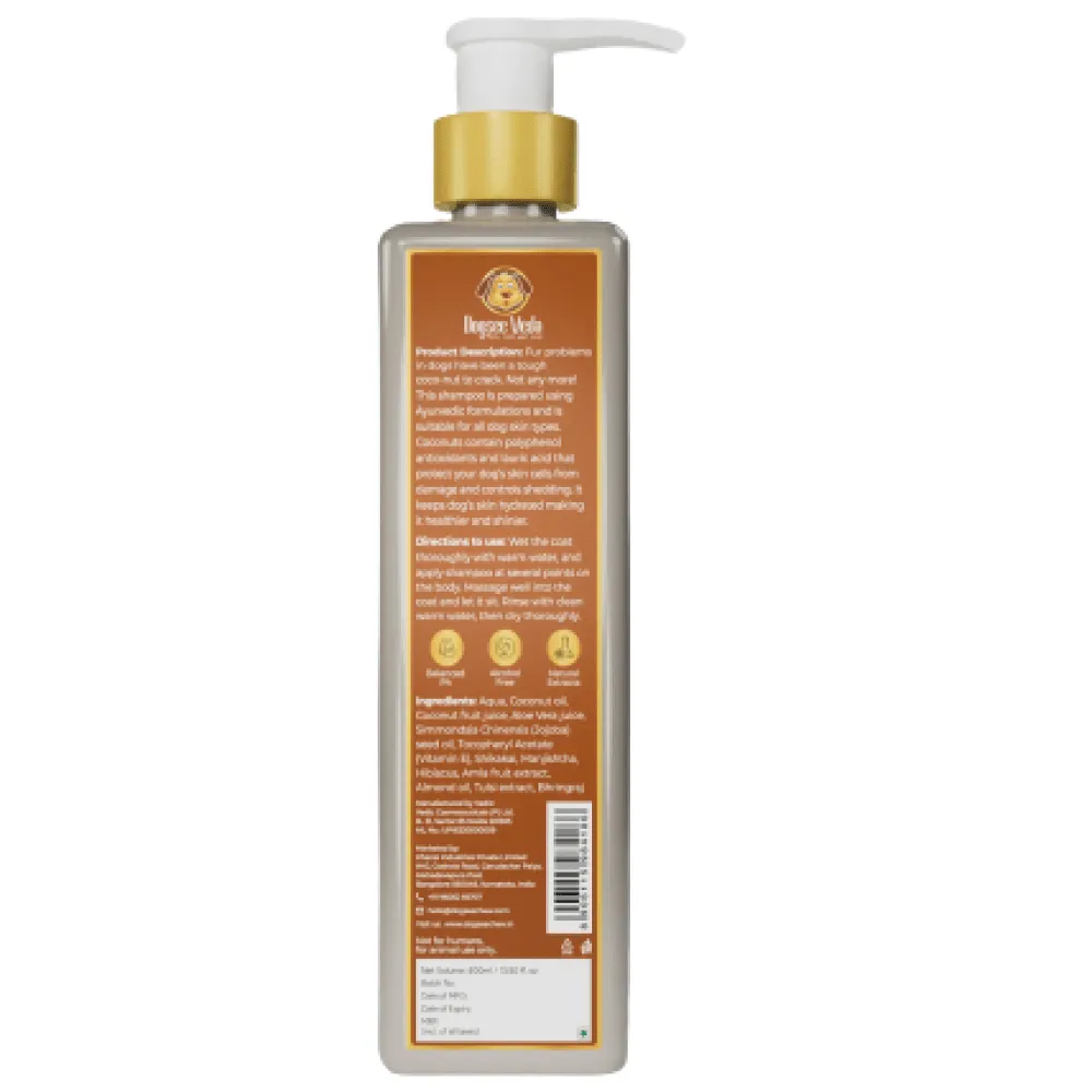 Dogsee Veda Shed Control Coconut Oil Shampoo for Dogs (400ml)