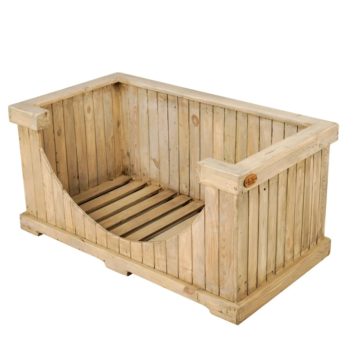 Fangio Wooden Pet Bed with Cushion