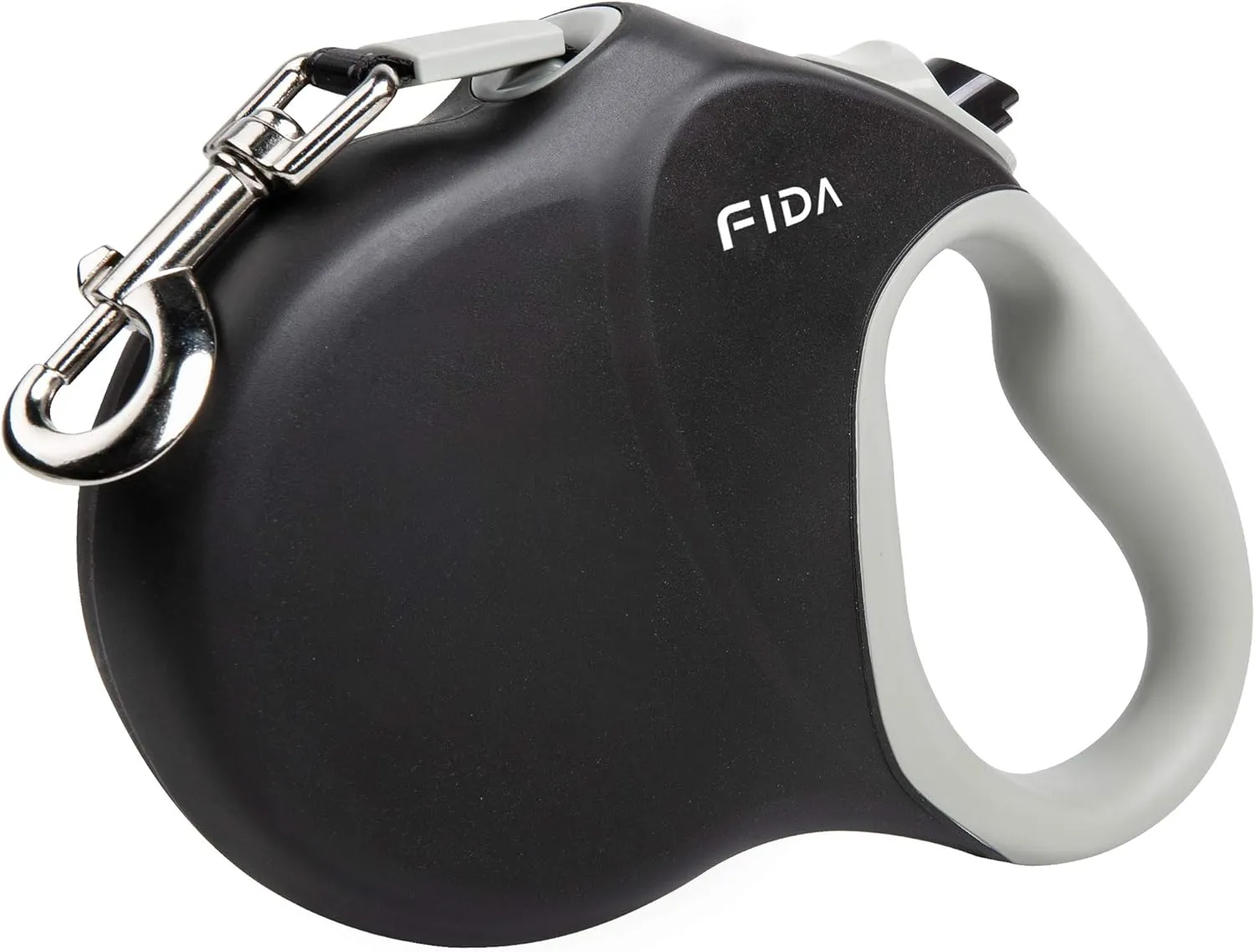 Fida Upgraded Retractable Dog Leash 26ft, Heavy Duty Pet Walking Leash for Medium/Large Breed up to 110 lbs, 360 Tangle-Free Long Retract Dog Lead, Soft Grip, One-Hand Brake, Black