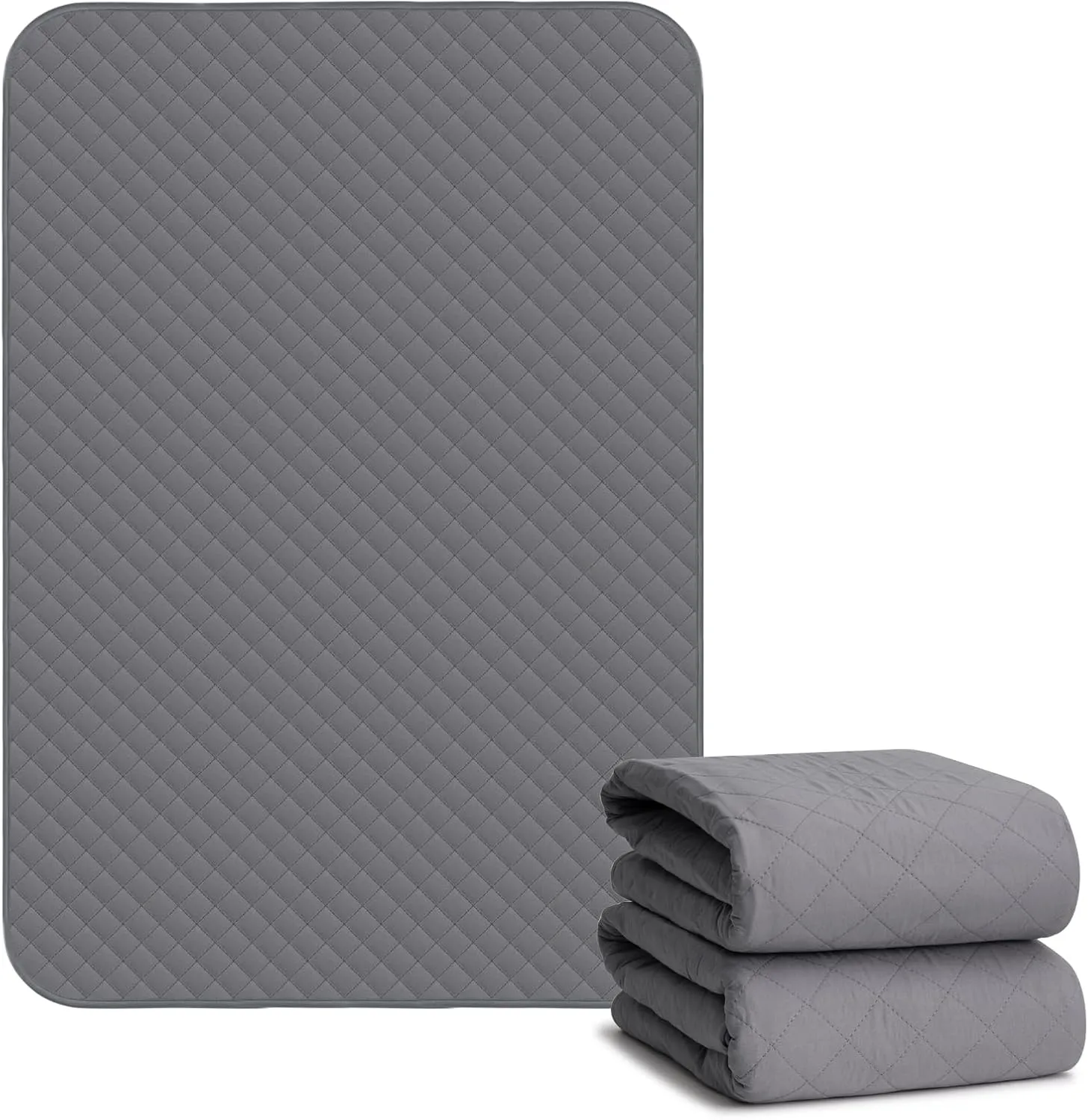 Hide Stains Washable Bed Pads 45x56 Inch(2Pack),Bed Pads for Incontinence Washable Extra Large,Waterproof Pads for Beds,Mattress,Adults,Seniors,Kid,Pet,Incontinence Pads for Bed Wetting Pads