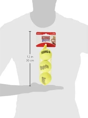 KONG Air Squeaker Tennis Balls (Medium)