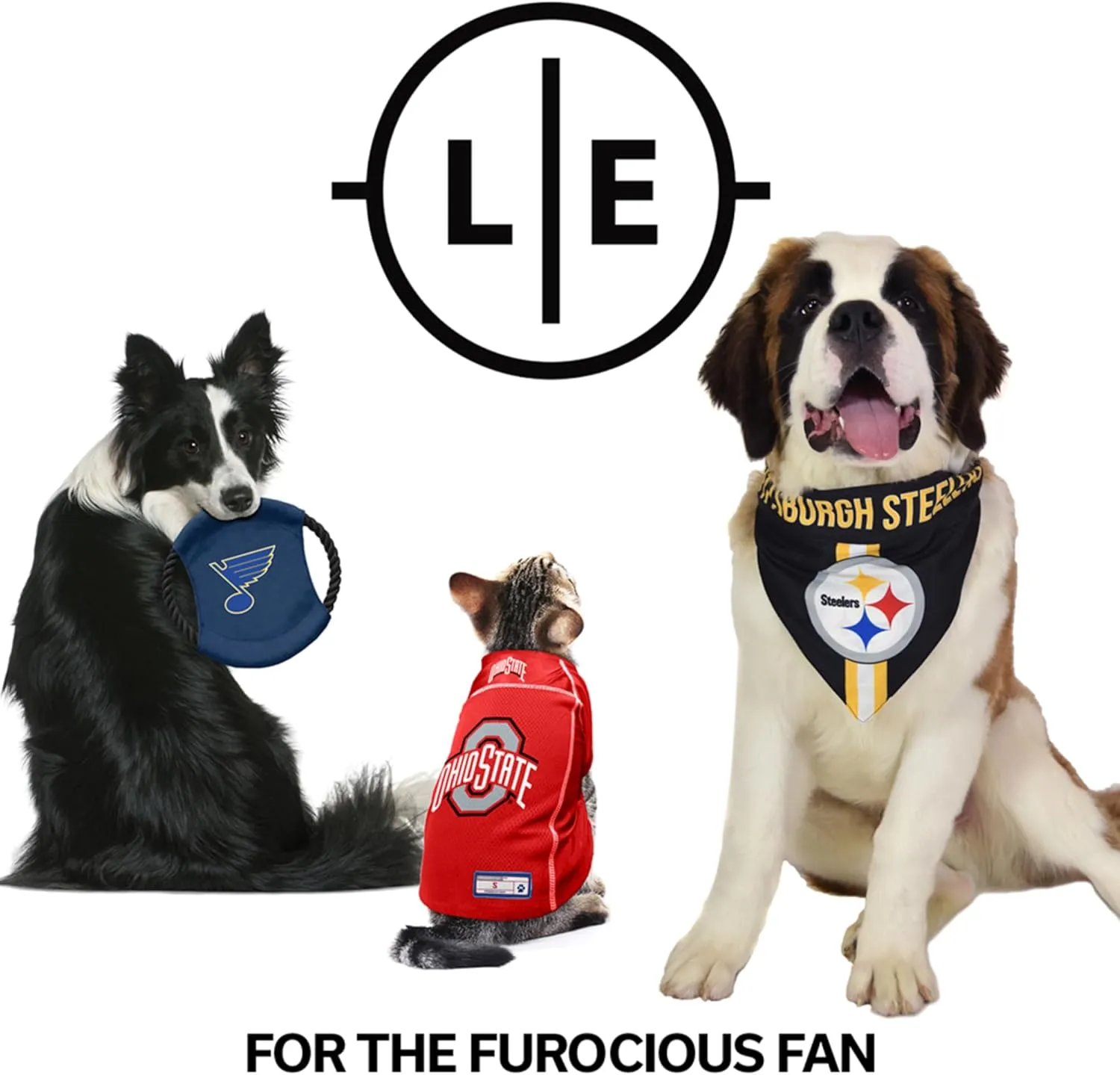 Littlearth NCAA Pet Bandana - Reversible