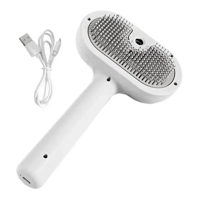 Lizard Vigilante Self-Cleaning Pet Hair Remover Brush for Dogs and Cats - Grooming Tool with Spray Feature