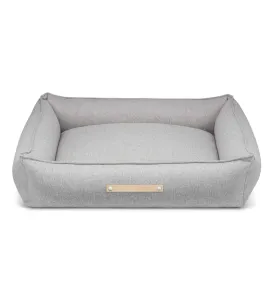 MØVIK Luxury High Side Dog Bed by Labbvenn in Grey