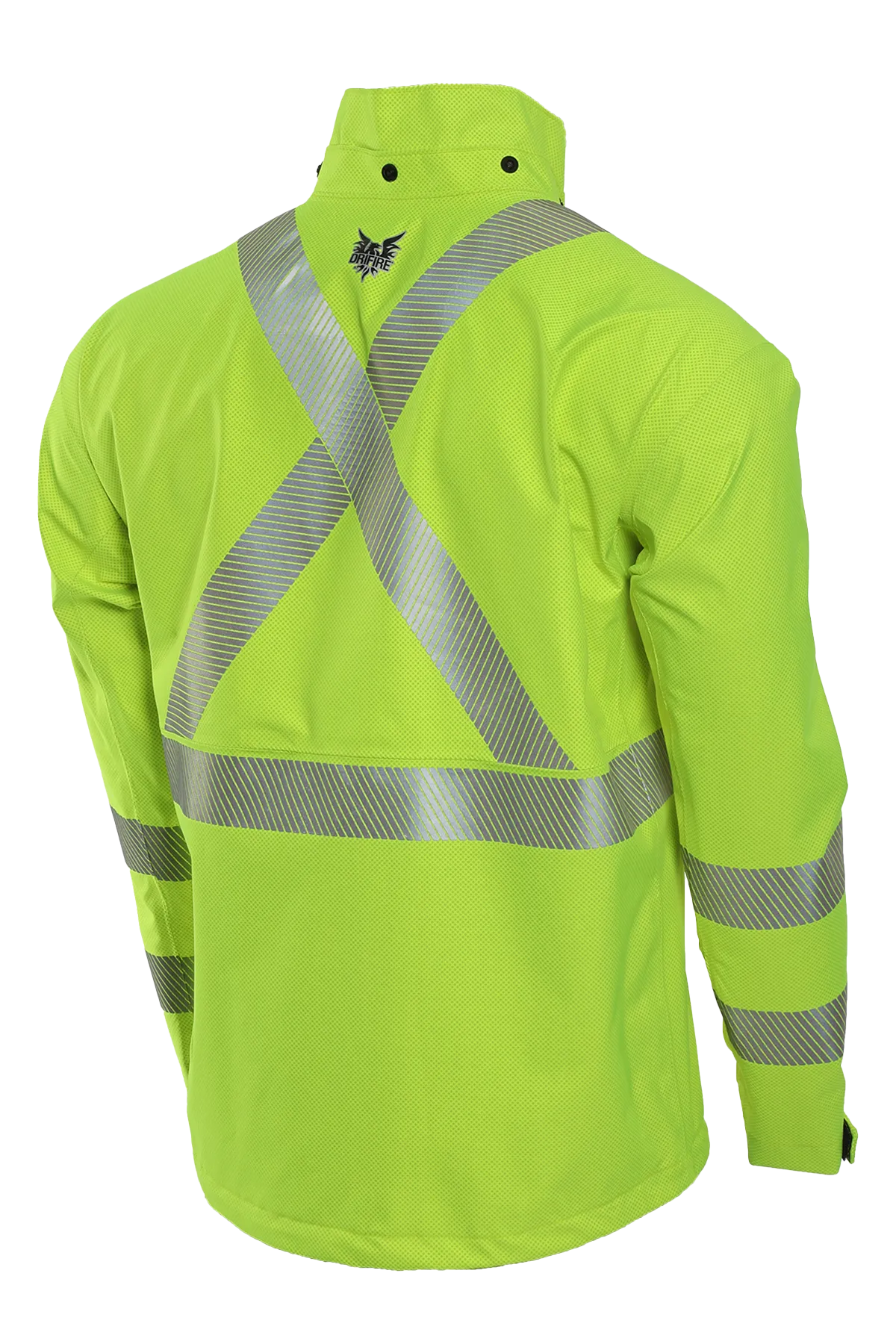 National Safety Apparel Drifire HYDROFlash Hi Vis FR Rain Jacket, Class 3