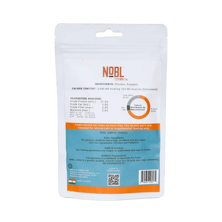NOBL Air-Dried Jerky Treats - Individual Bag