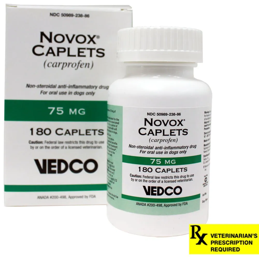 Novox (carprofen) Caplets for Dogs