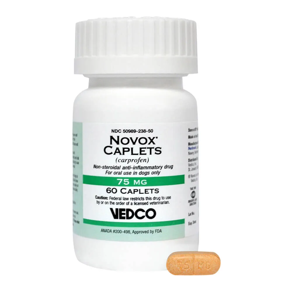 Novox (carprofen) Caplets for Dogs