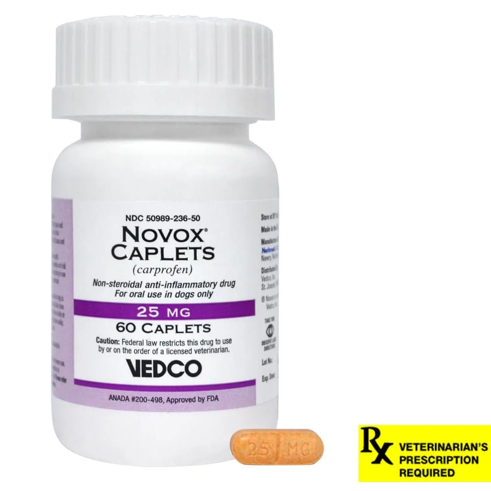 Novox (carprofen) Caplets for Dogs