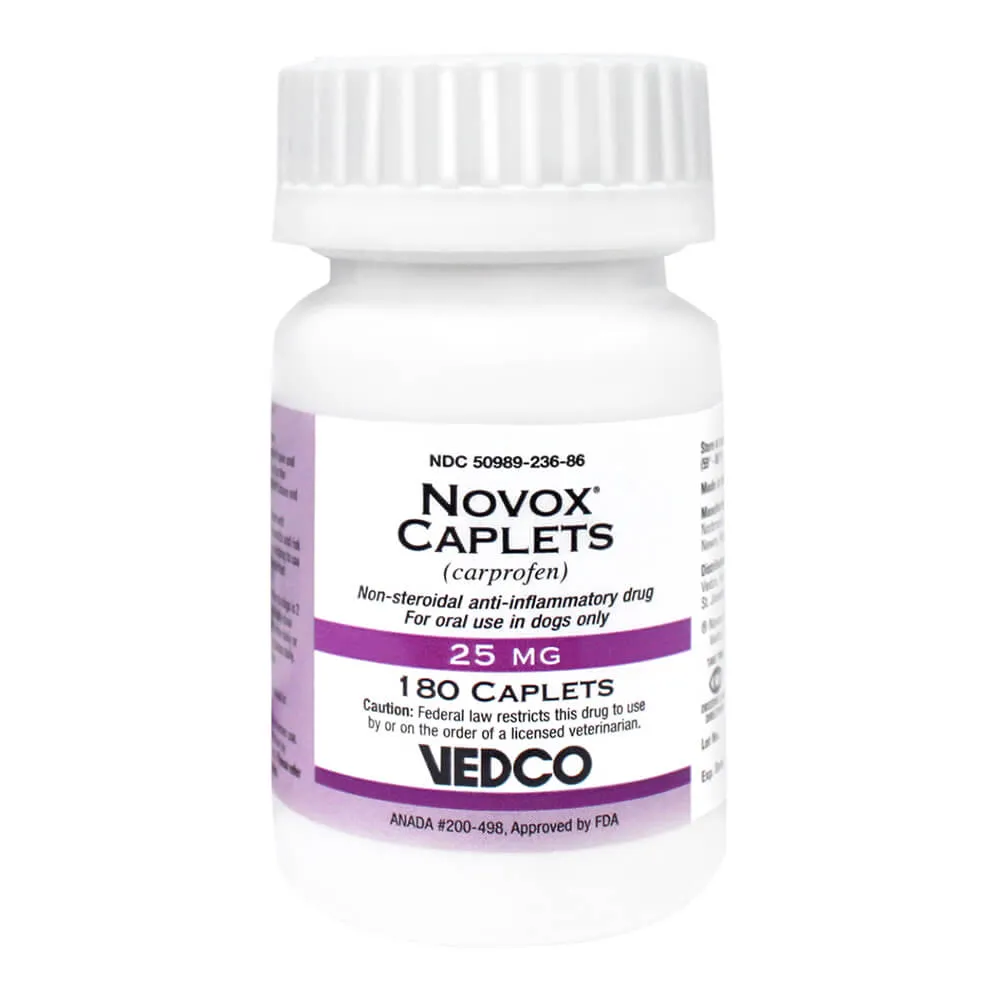 Novox (carprofen) Caplets for Dogs