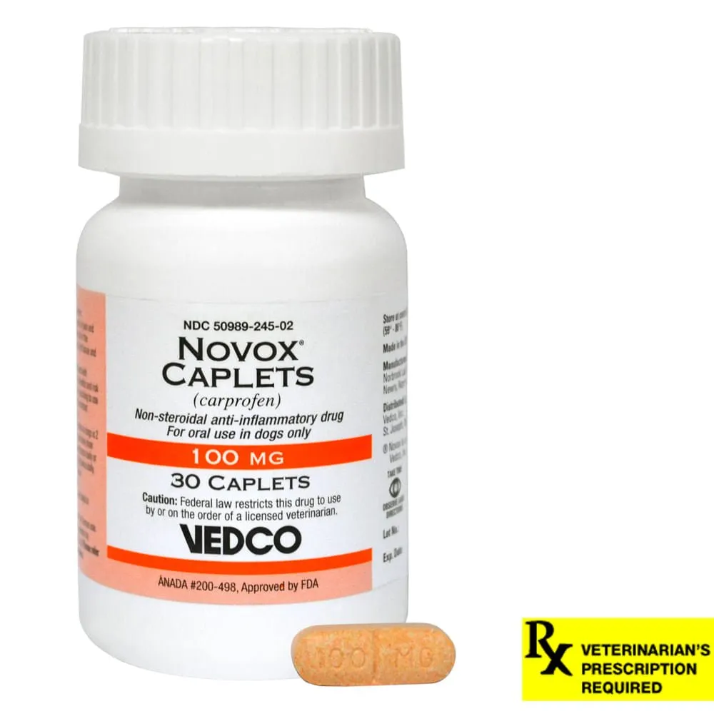 Novox (carprofen) Caplets for Dogs