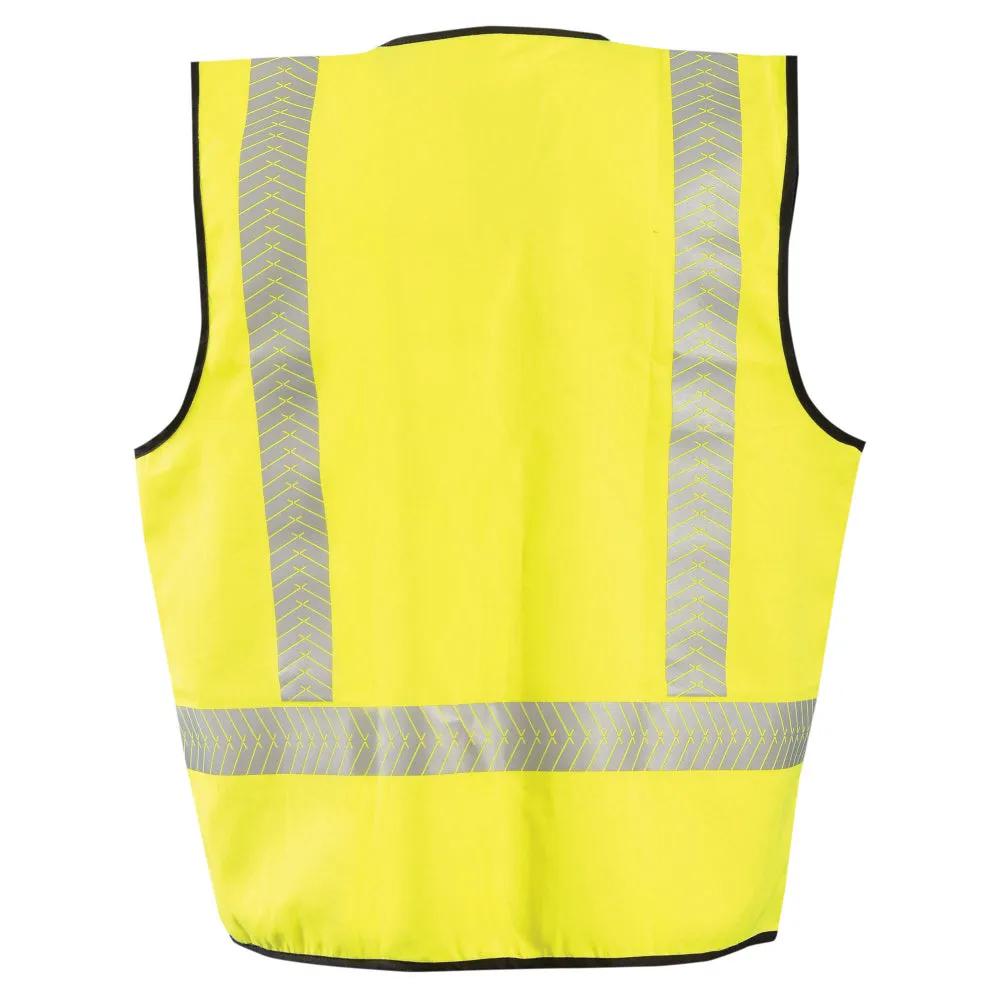 OccuNomix Type R Class 2 Segmented Tape Black Bottom FR Safety Vest - FR-VM2142