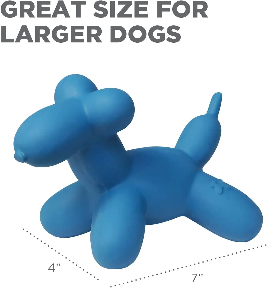 Outward Hound Latex Rubber Balloon Dog Squeaky Dog Toy, Large