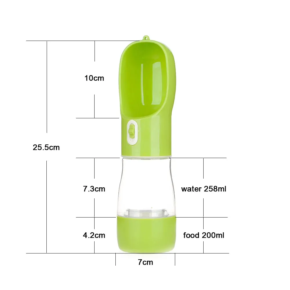 Pet Dog Water Bottle Feeder Bowl