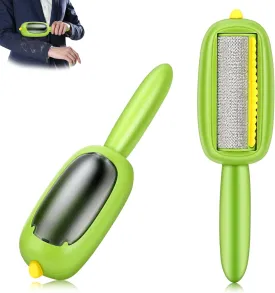 Pet Hair Removal Tool, Reusable Washable Lint Roller, Portable Lint Brushes Remover for Clothes, Glue-free, Pet Hair Roller for Dogs, Cats, Clothing, Replacement for Sticky Refills Lint Roller (Green)