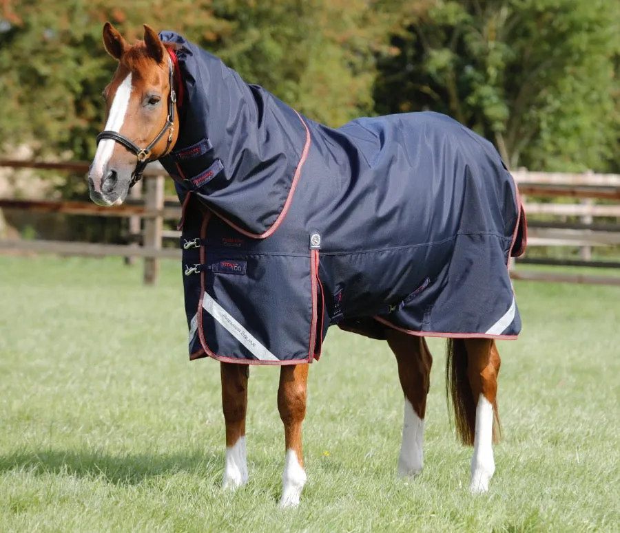 Premier Equine Titan 100g Turnout Rug with Snug Fit Neck Cover