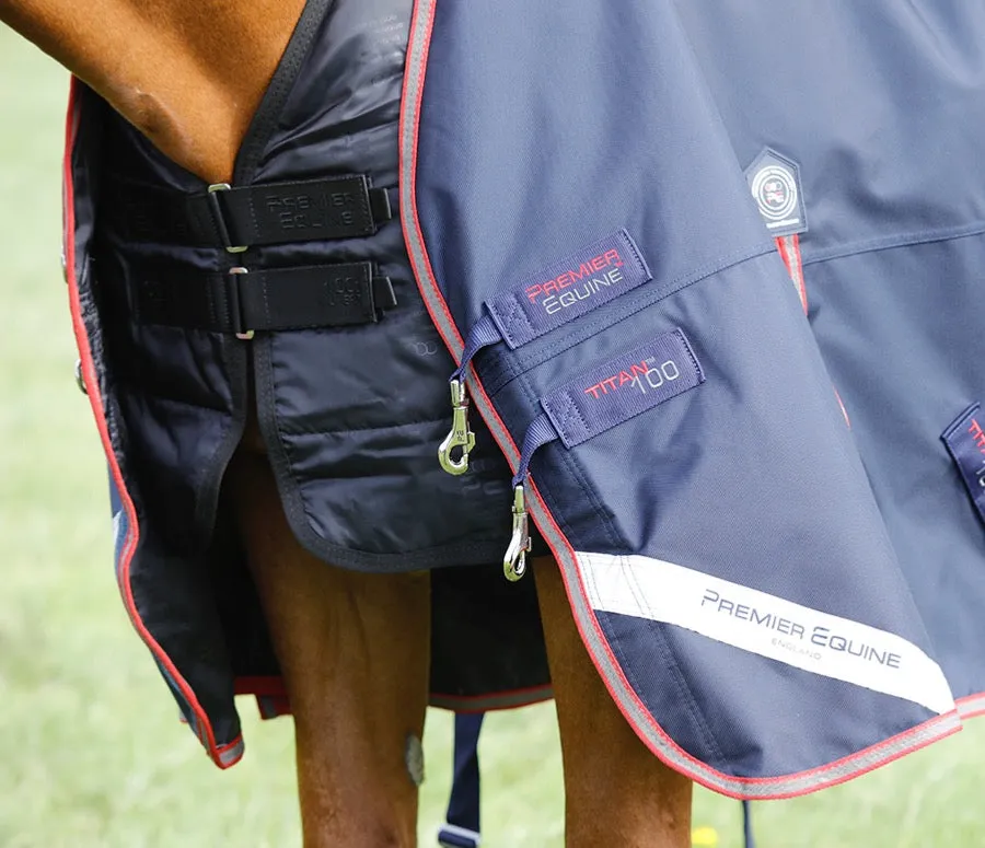 Premier Equine Titan 100g Turnout Rug with Snug Fit Neck Cover