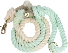 Premium Dog Rope Leash, 5ft Soft & Durable Braided Cotton Rope Leash for Medium Dogs/Large Dogs, Lightweight with 360-Degree Snap Clip, Comes with a Handy Designer Gift Bag