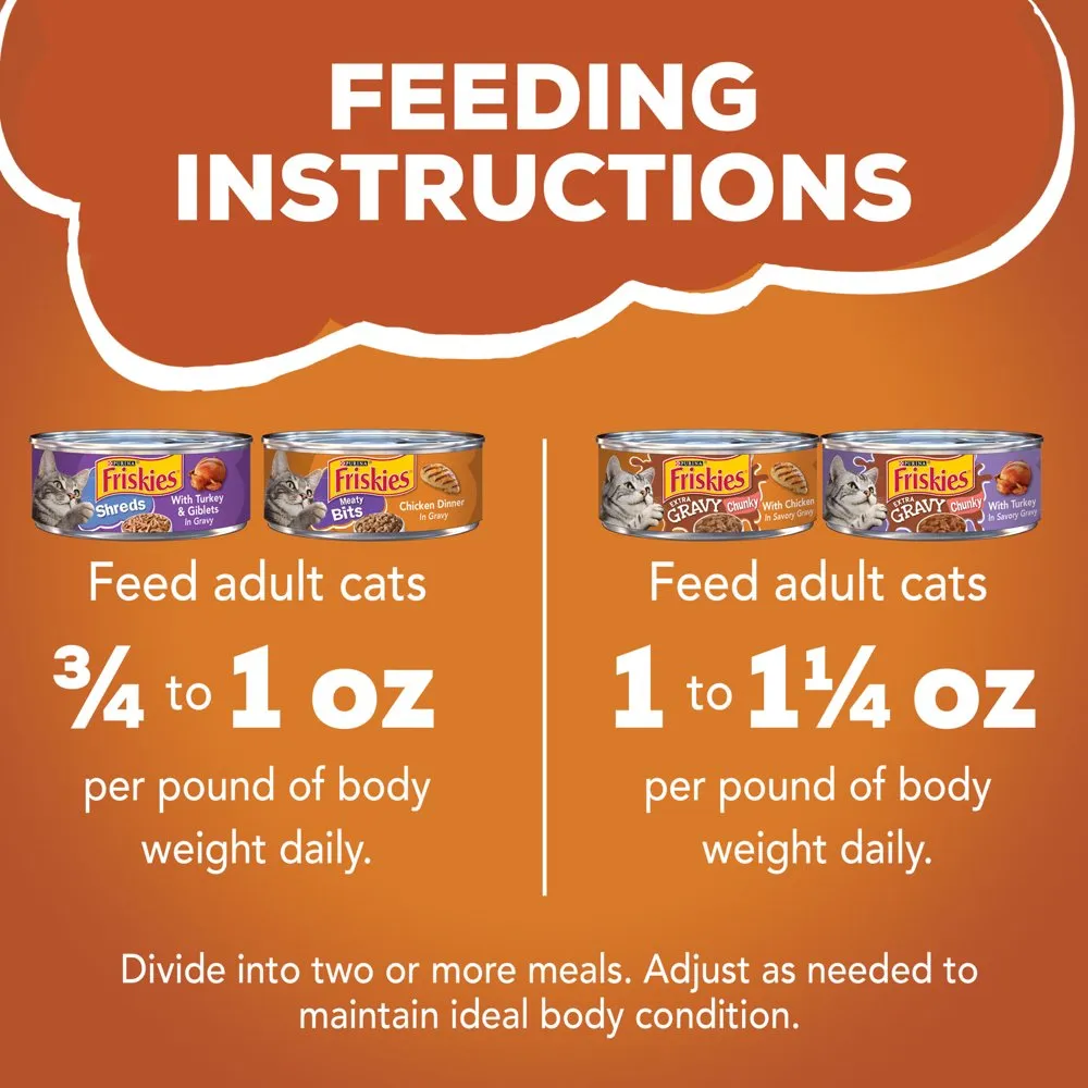 Purina  Turchicken Gravy Wet Cat Food, Soft Variety Pack, 5.5 Oz Cans (40 Pack)