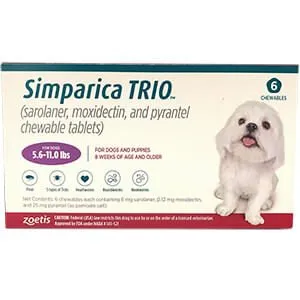 Simparica Trio Chewable Tablets