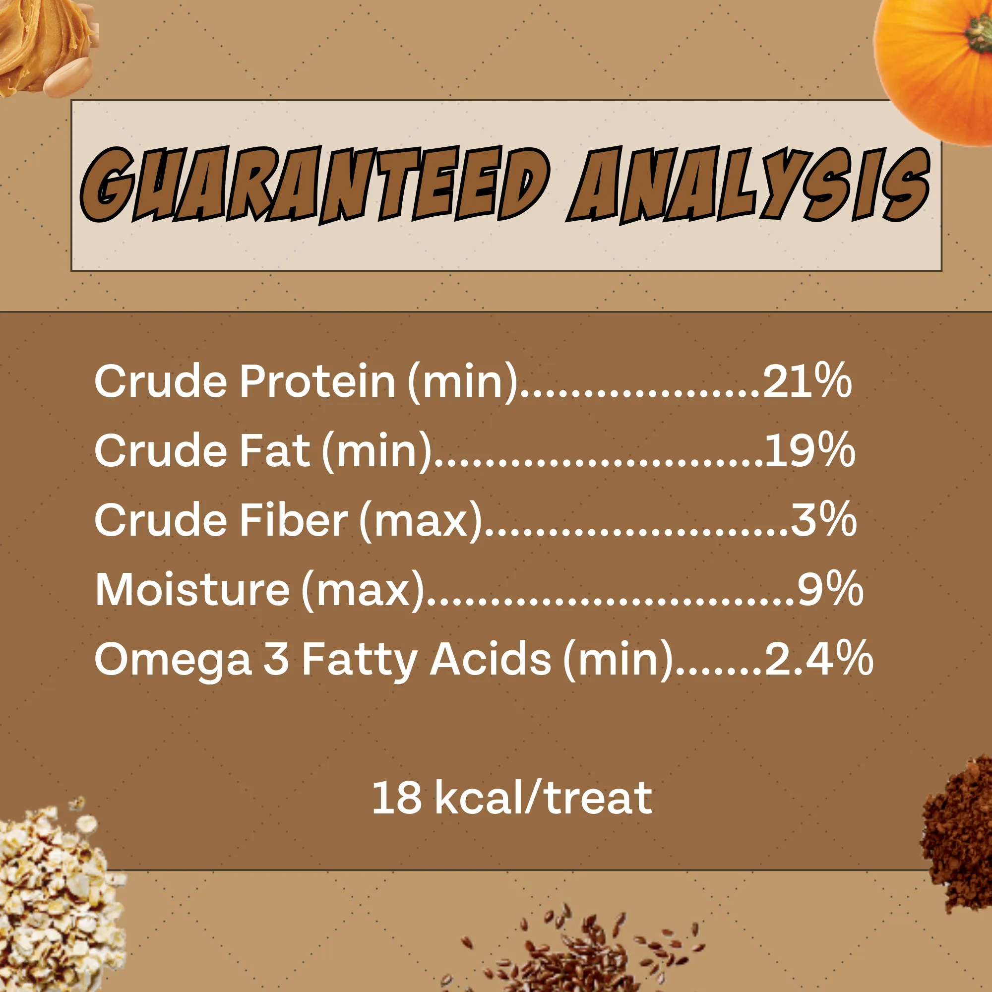 Superfood Dog Treats: Peanut Butter, Cricket, and Pumpkin, 2-pack
